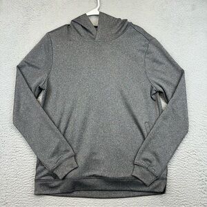 Graham Luxe Golf Hoodie Mens Small Gray Hatch Polyester‎ Casual Outdoor Hooded